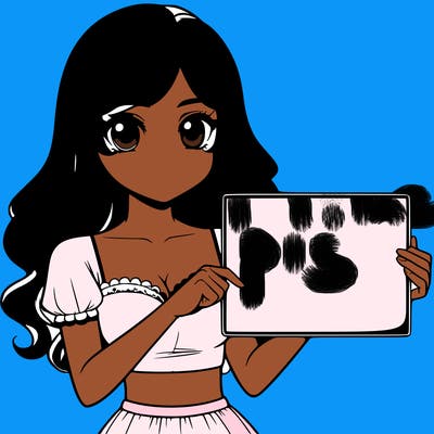 realistic pretty girl holding blank sign