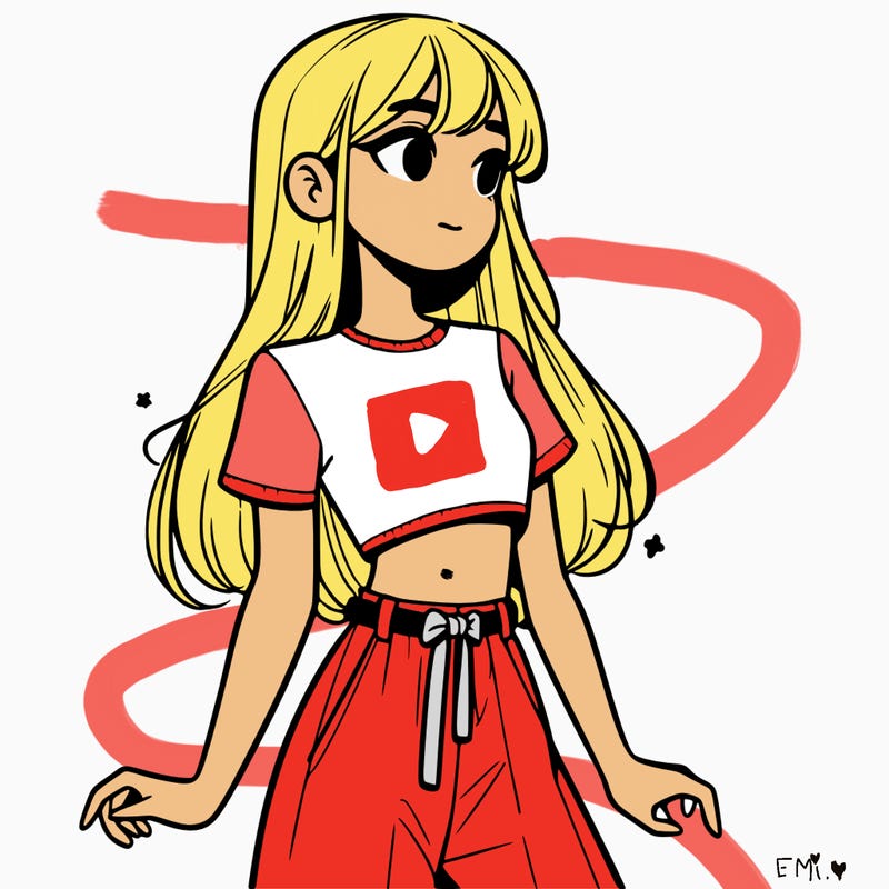 girl in a cute crop top