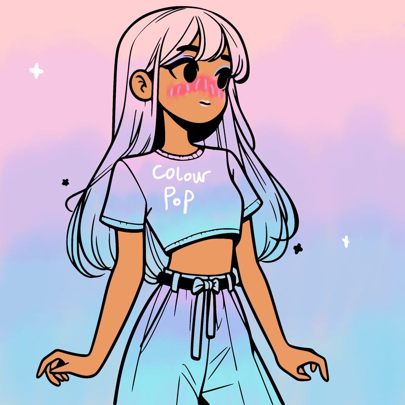 girl in a cute crop top