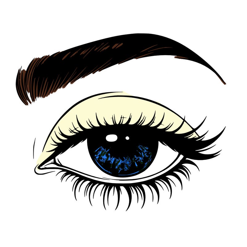 eye closed realistic