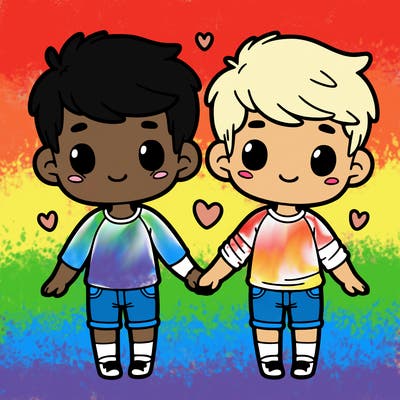 cute gay boys holding hands