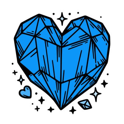 crystal heart