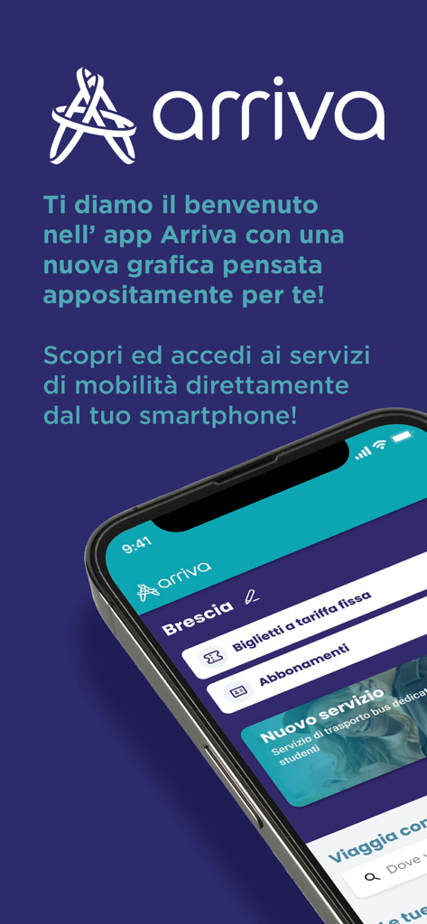 Arriva MyPay - Interface of the Arriva MyPay app on a smartphone for public transport tickets in Italy