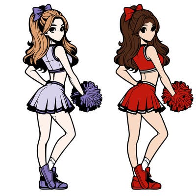 realistic cheerleader