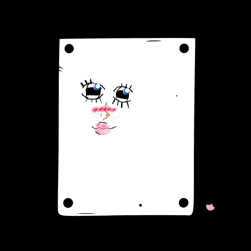 blank peice of paper