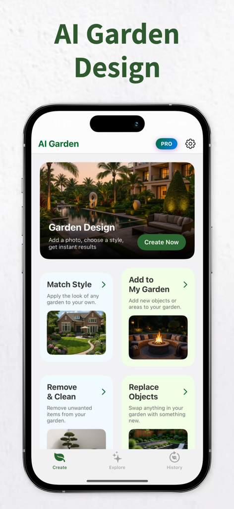 AI Garden Design - Landscaping - Graphics & Design App | MWM