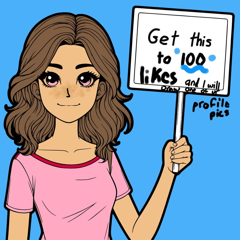 realistic girl holding a sign