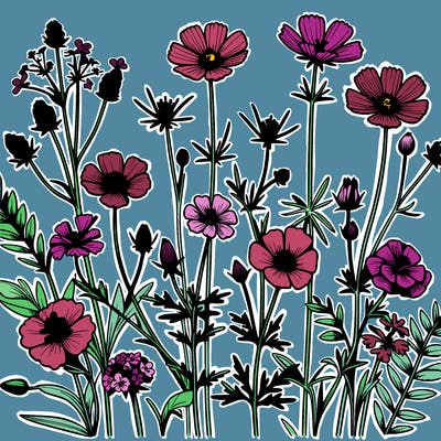 wildflowers realistic