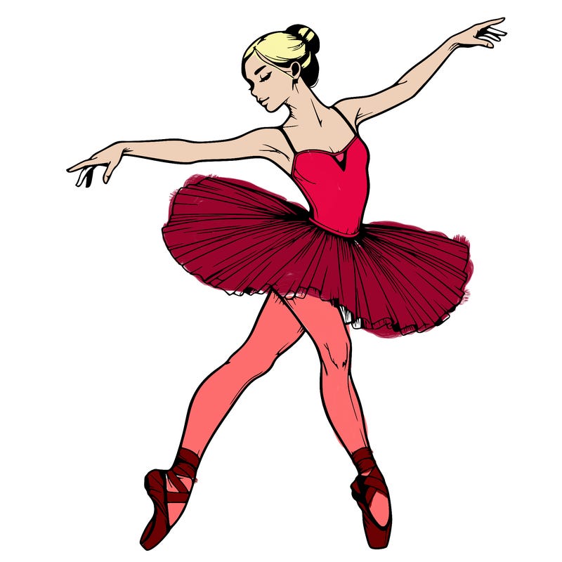 realistic ballerina