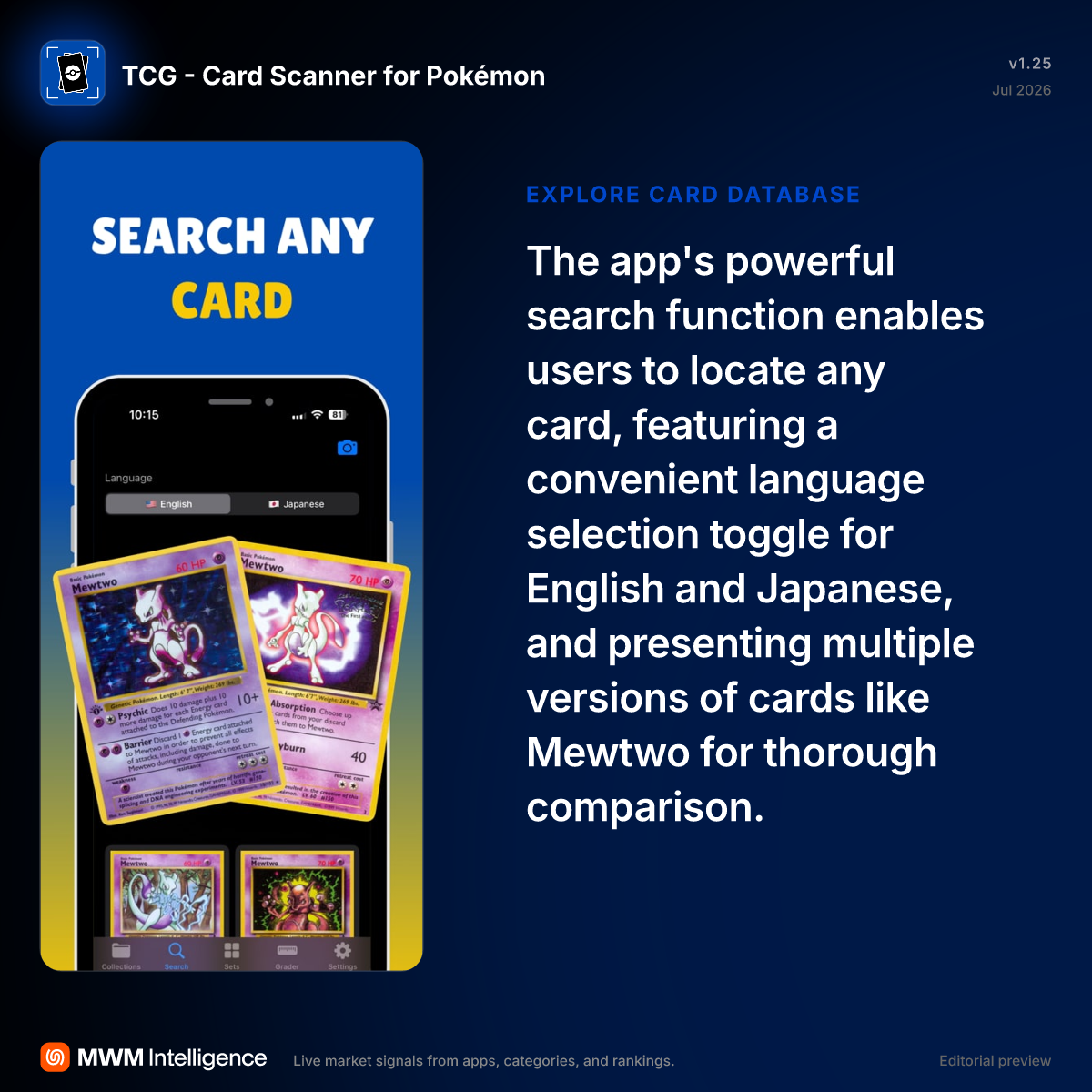 scan pokemon cards app Card Value Scanner for - CardMon TCG - Card Scanner for