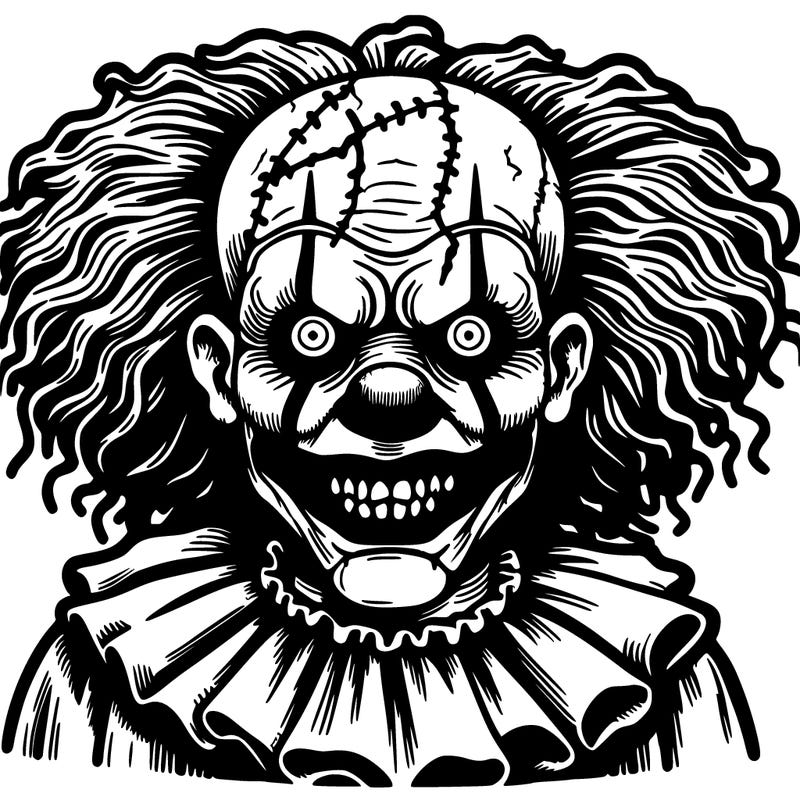 scary horror clown