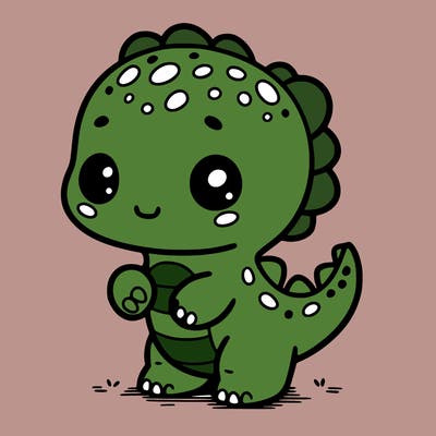 cute baby dino