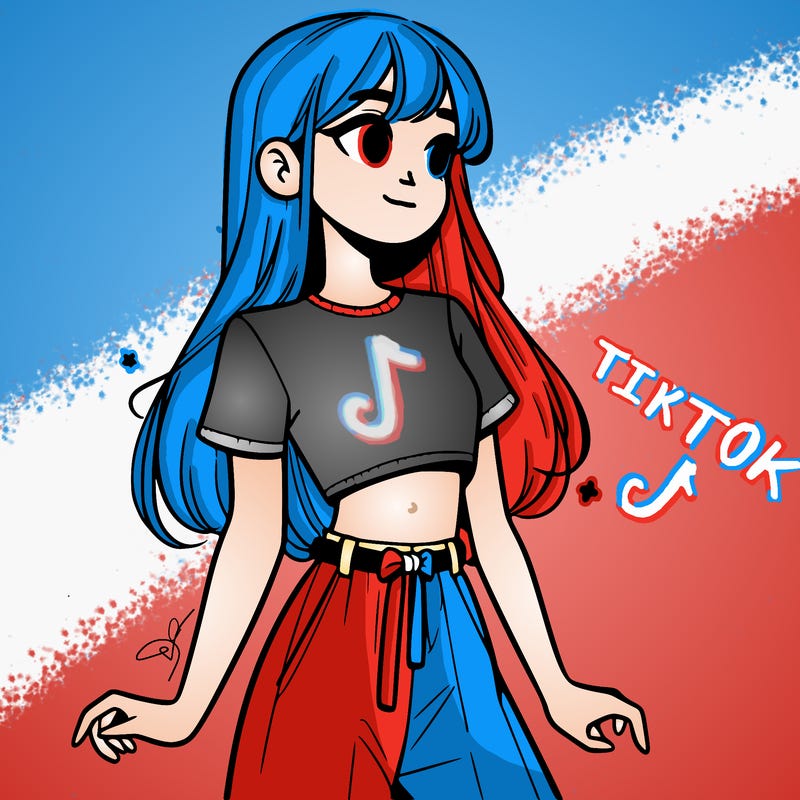 girl in a cute crop top