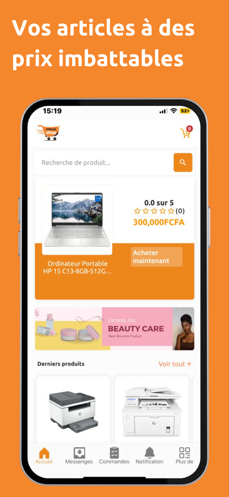 Focus Shop - Focus Shop mobile app home screen showing product categories and electronic deals