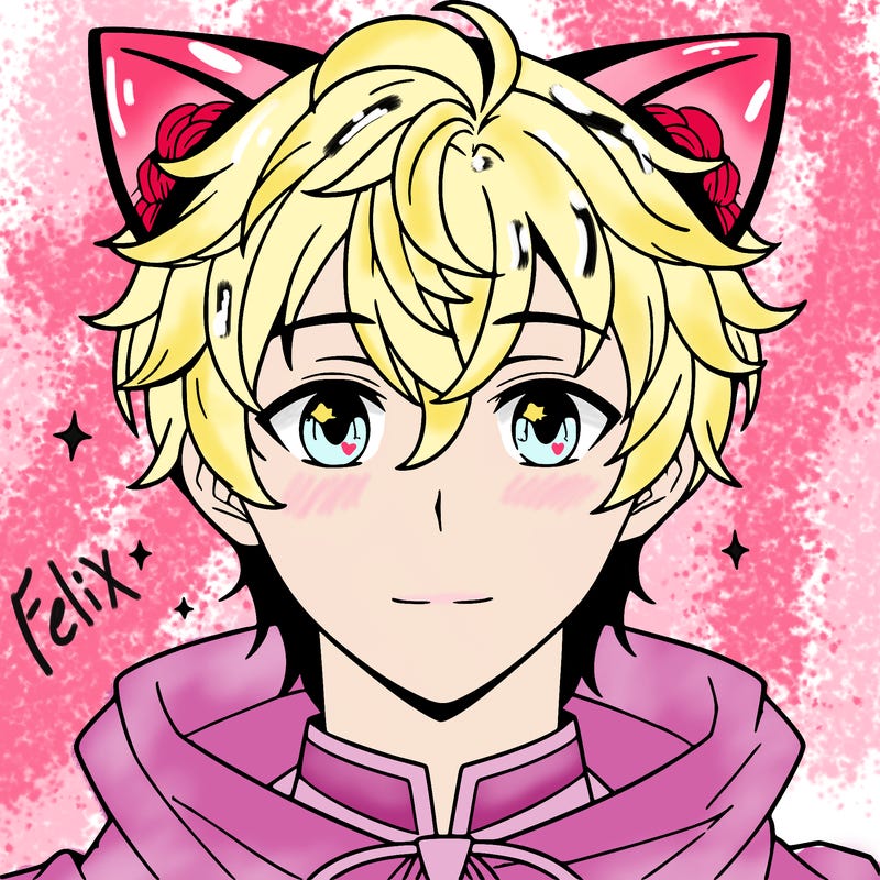 cute hot anime man with cat ears