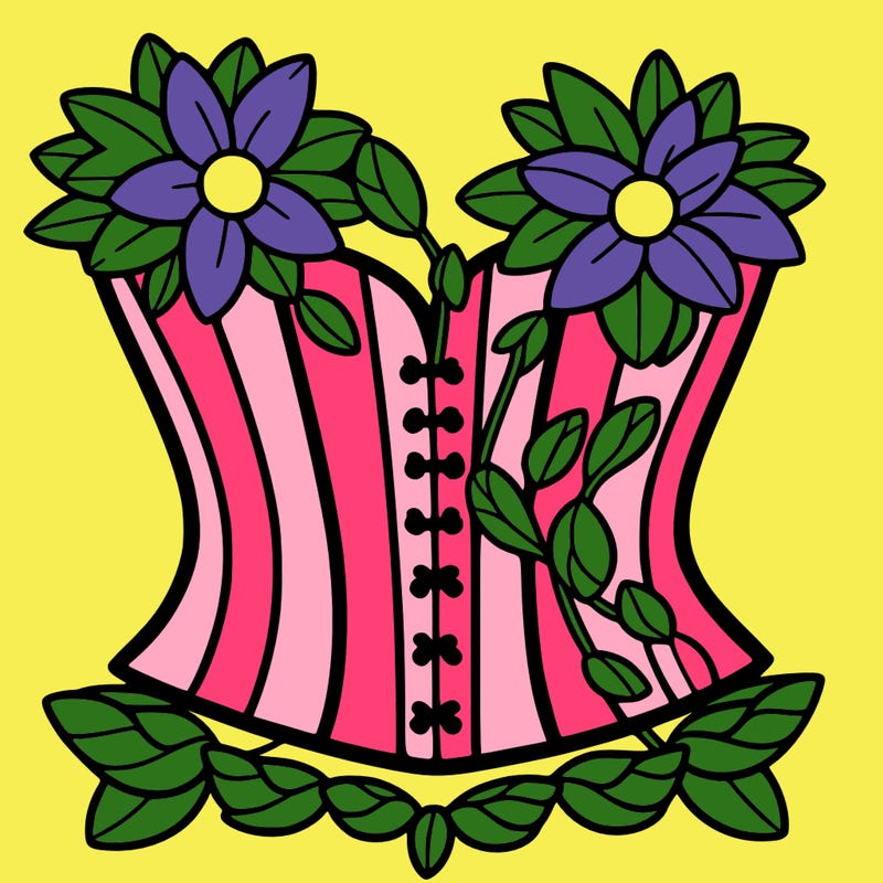 flower corset