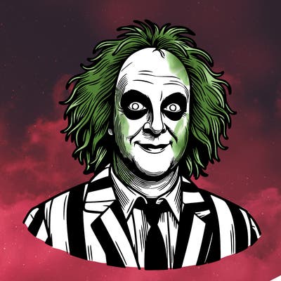 beetlejuice realistic person
