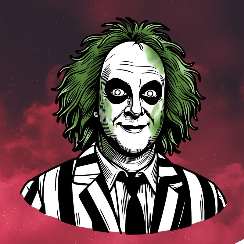 beetlejuice realistic person