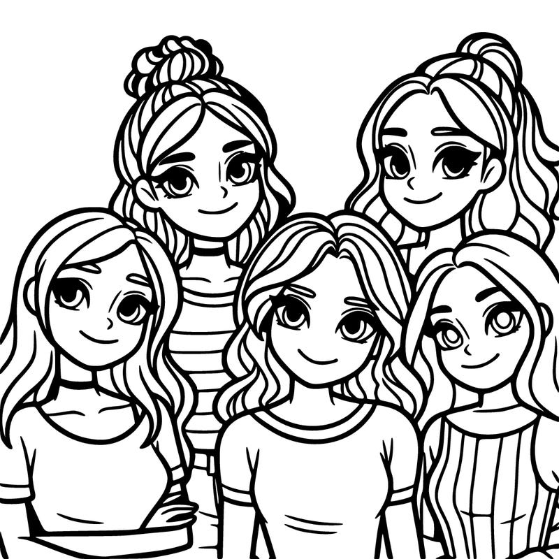 four female friends
