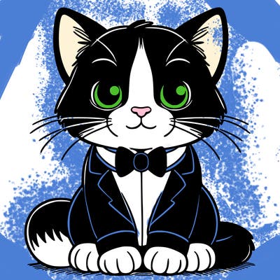 tuxedo cat
