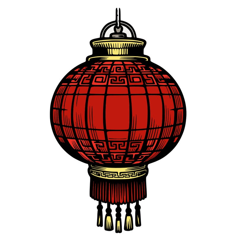 realistic chinese paper lanterns