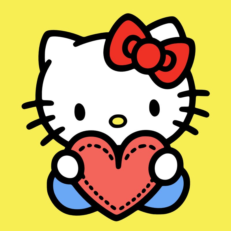 hello kitty with heart