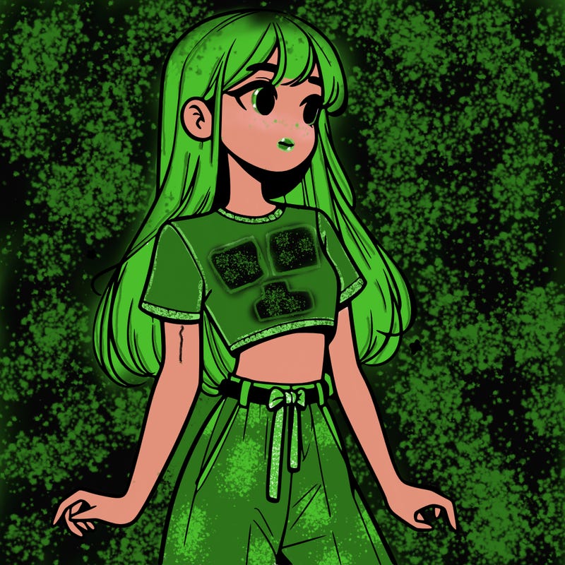 girl in a cute crop top