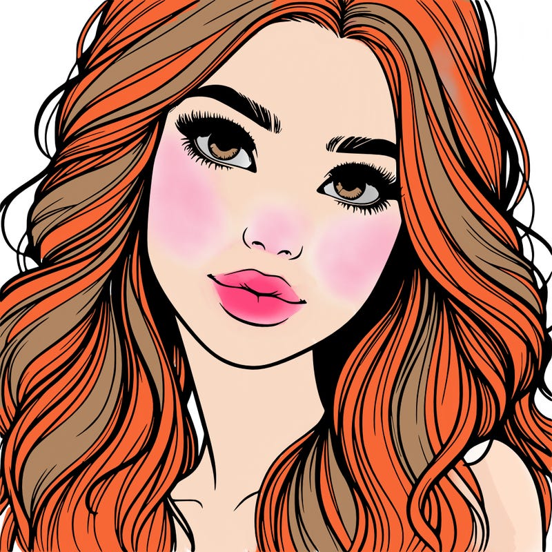 beautiful realistic girl