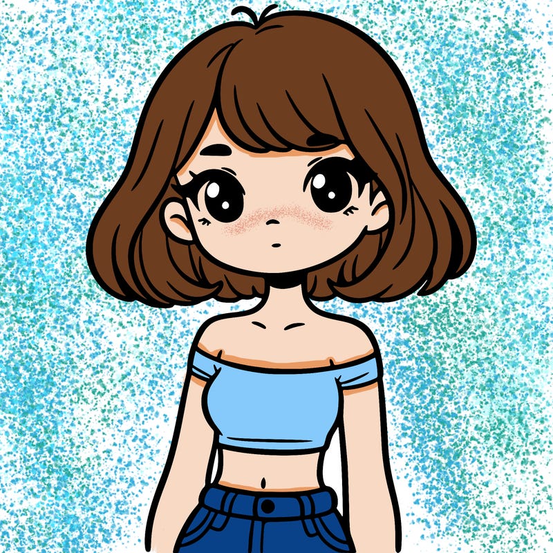 girl in a cute crop top