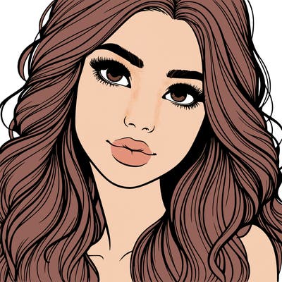 beautiful realistic girl