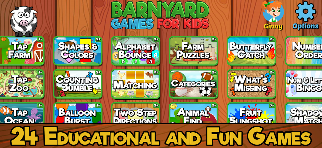 Barnyard Games For Kids - Education App | MWM