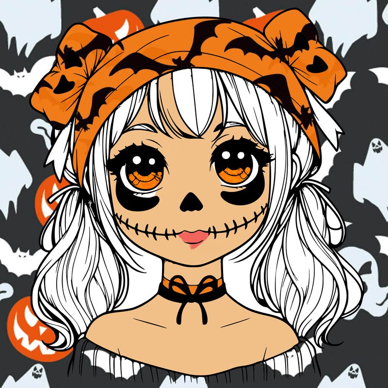 realistic girl halloween