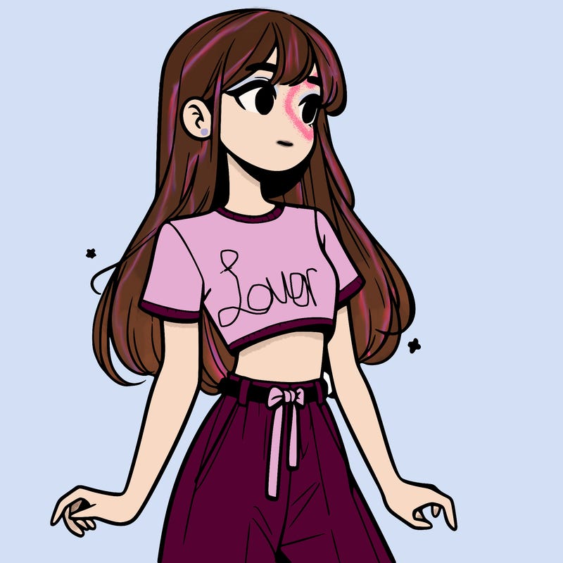 girl in a cute crop top