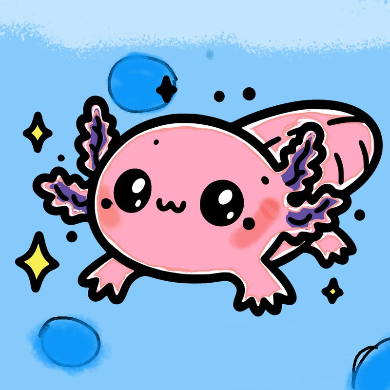 cute axolotl