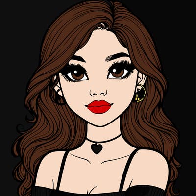 realistic pretty girl