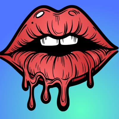 lips that look realistic and drip