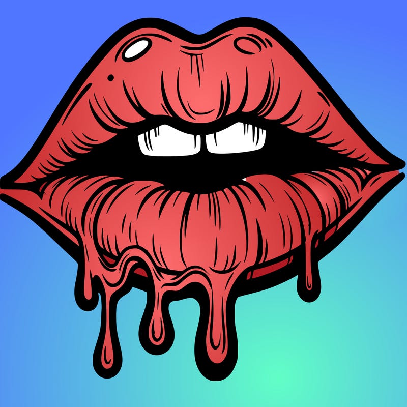lips that look realistic and drip
