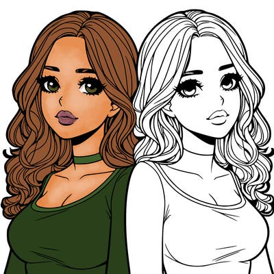 realistic twin sisters