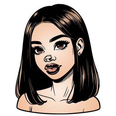 realistic black girl