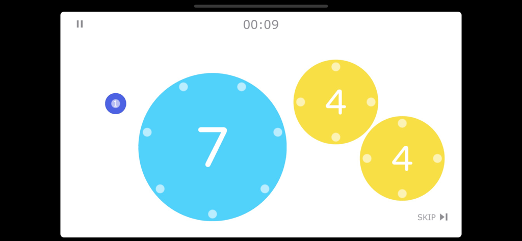 Dexteria Dots 2: Fine Motor - Colorful numbered dots in Dexteria Dots 2 educational game interface.