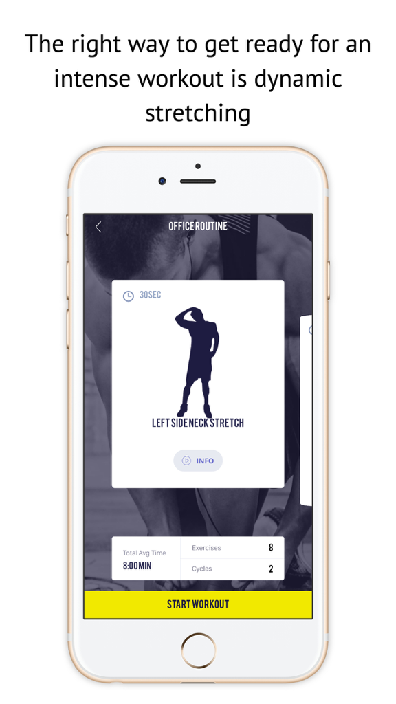 Stretching & Warm Up Routines - Health & Fitness App | MWM