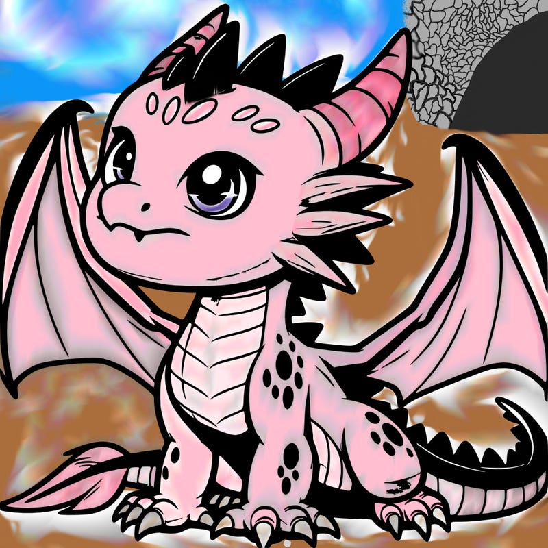 fierce baby night dragon