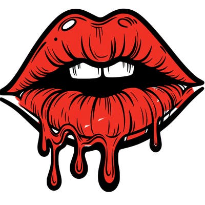 lips that look realistic and drip
