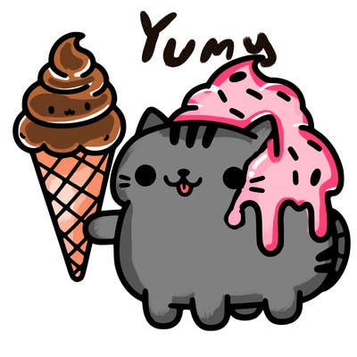 ice cream cat