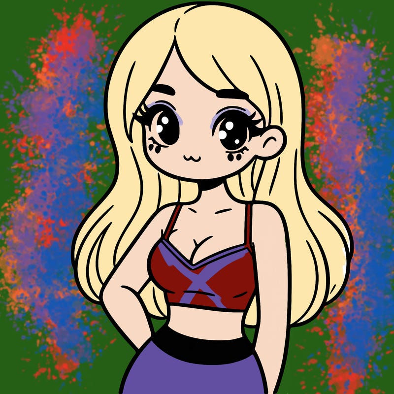 girl with crop top