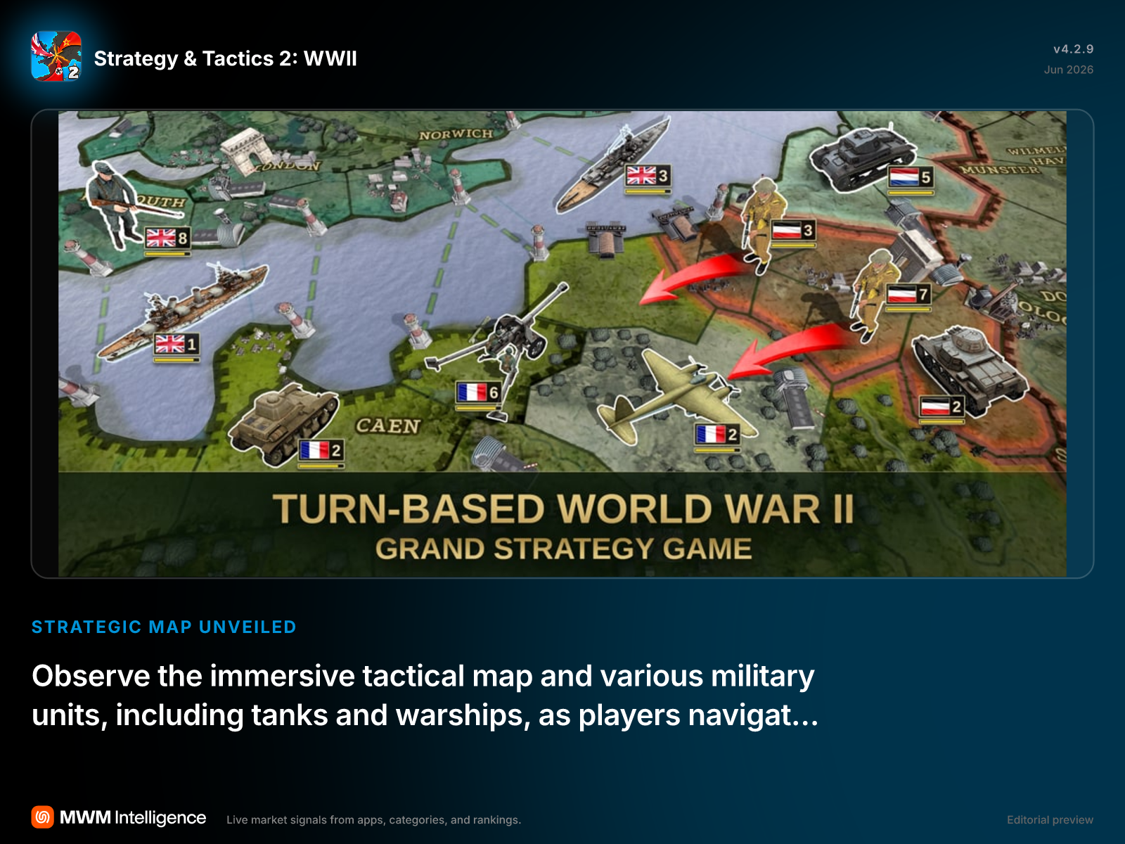 Strategy & Tactics 2: WWII - Games App | MWM
