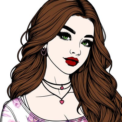 detailed realistic girl