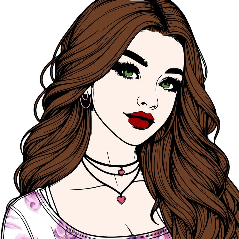 detailed realistic girl