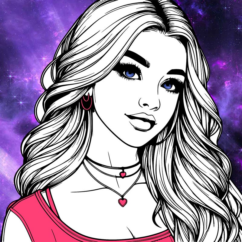 detailed realistic girl