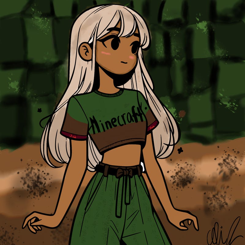 girl in a cute crop top